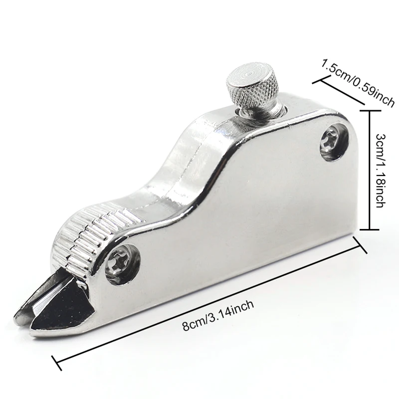 Premium Adjustable Metal V-Gouge Leather Craft Tool V Type Push Grooving Device Groove Carving Knife Edge Trimmer Groov | Дом и сад