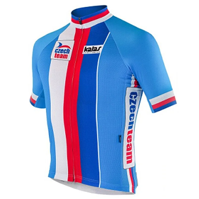 

Czech Cycling Jersey Summer Short Sleeve Jacket Bicycle MTB Bike Downhill Wear Tshirt Clothing Road Ride Mountain Tight Mountain