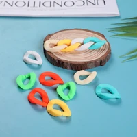 50pcs 29mm20mm acrylic frosting chains assembled parts beads for jewelry making diy bracelet necklace earrings accessories
