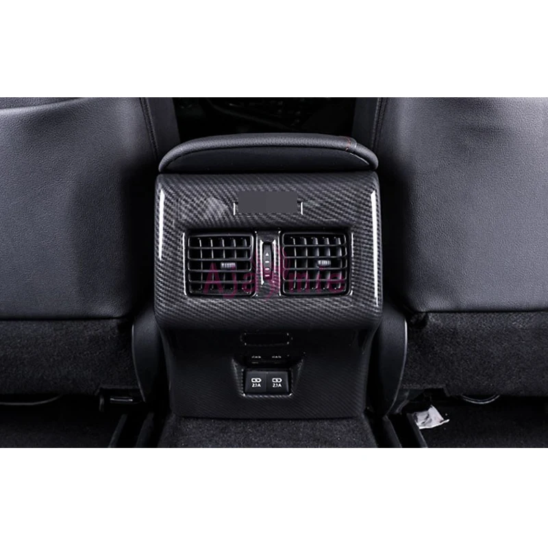 

Для Toyota Camry 2018 2019 внутреннее заднее сиденье подлокотник панель кондиционера AC Outlet Vent Cover аксессуары для стайлинга автомобилей