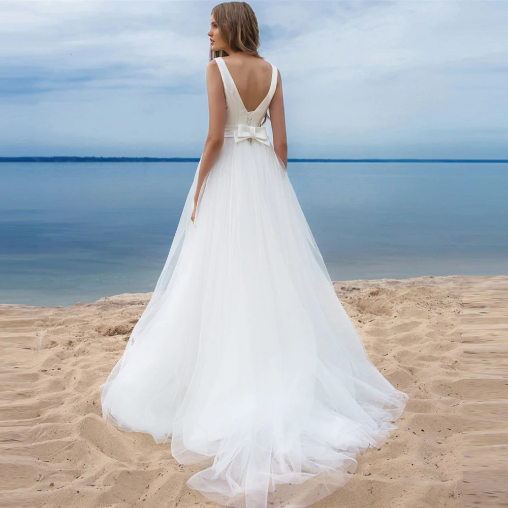 Новый Совок размера плюс свадебное богемное платье 2020 халат Винтаж mariage пляжные