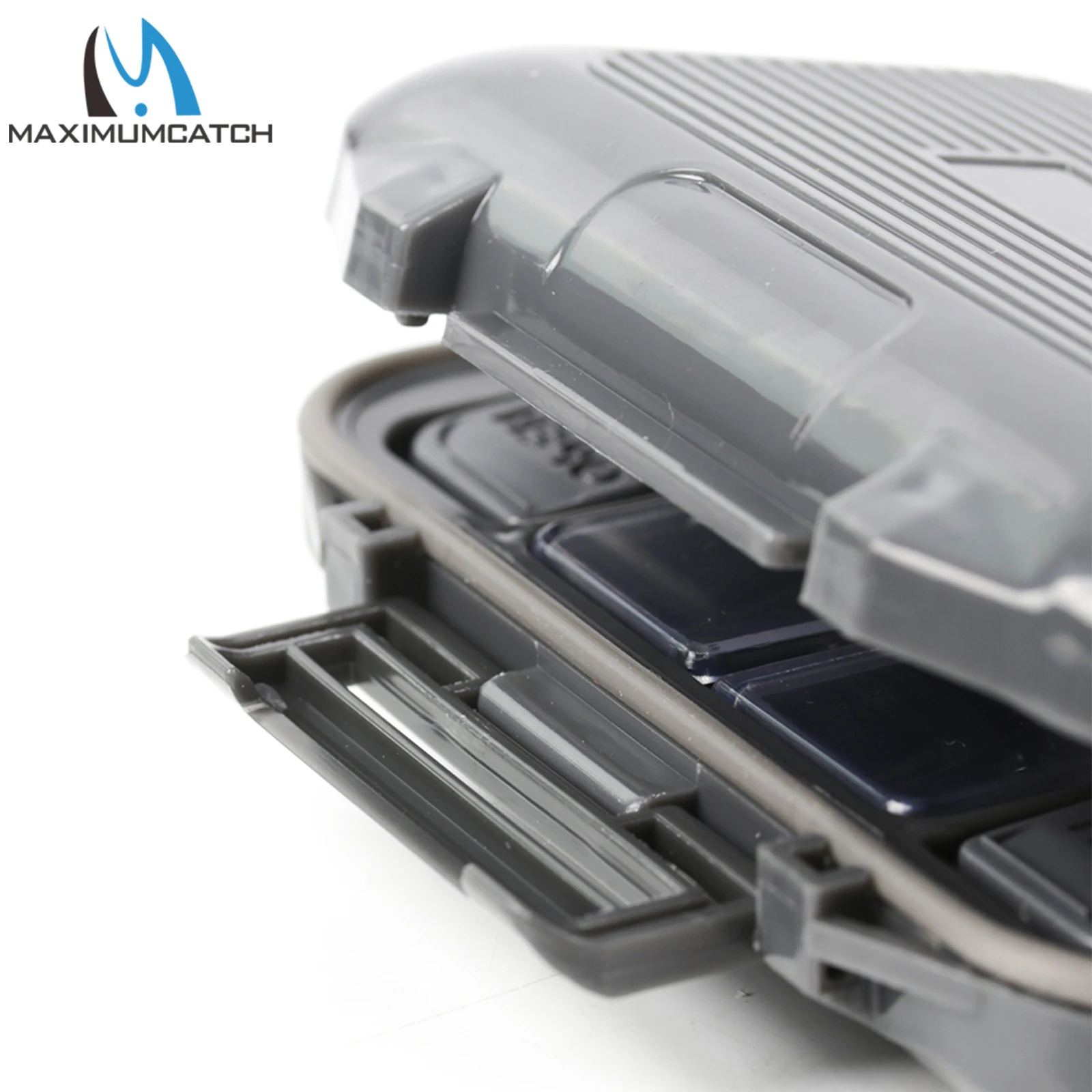 Maximumcatch Водонепроницаемая RO пластиковая коробка рыболовных крючков 12 отсеков для