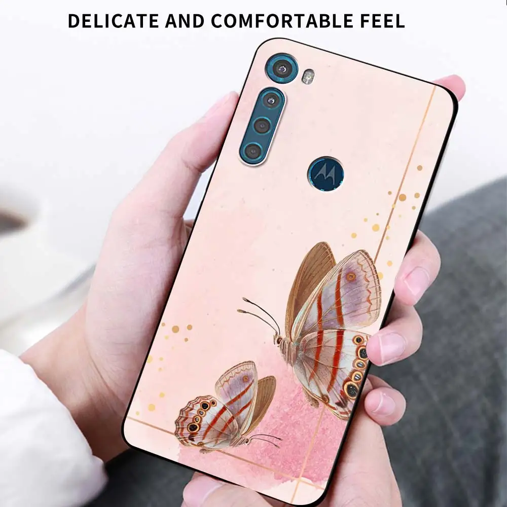case for motorola moto g9 play one fusion plus g8 power lite soft cover hype g stylus e6s e7 phone funda diamond butterfly coque free global shipping