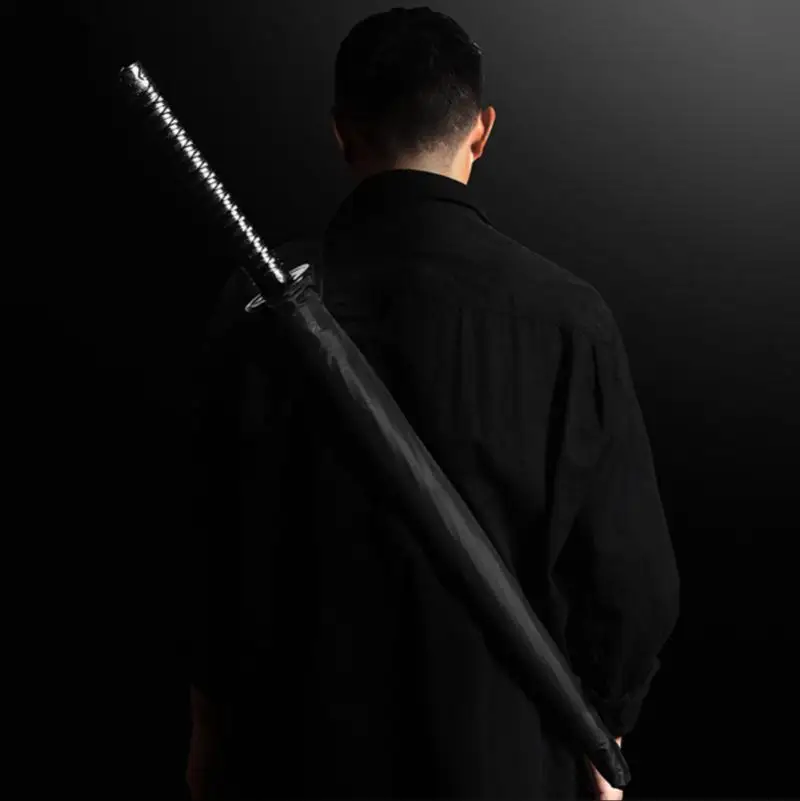 Оригинальный автоматический зонт Katana с длинной ручкой для мужчин зонтик прямые
