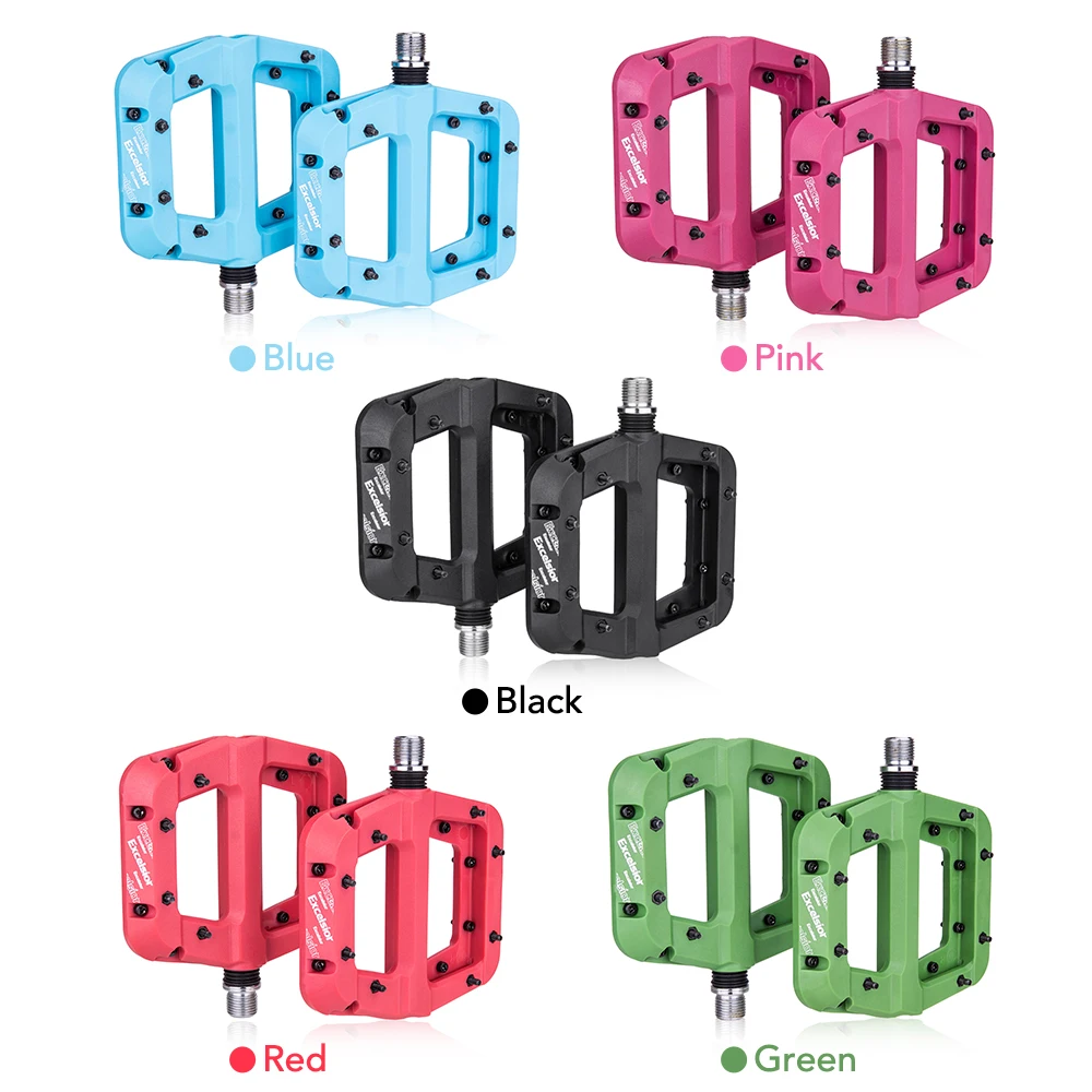 Плоские велосипедные педали с широкой платформой шпиндель 9/16 дюйма|Педаль