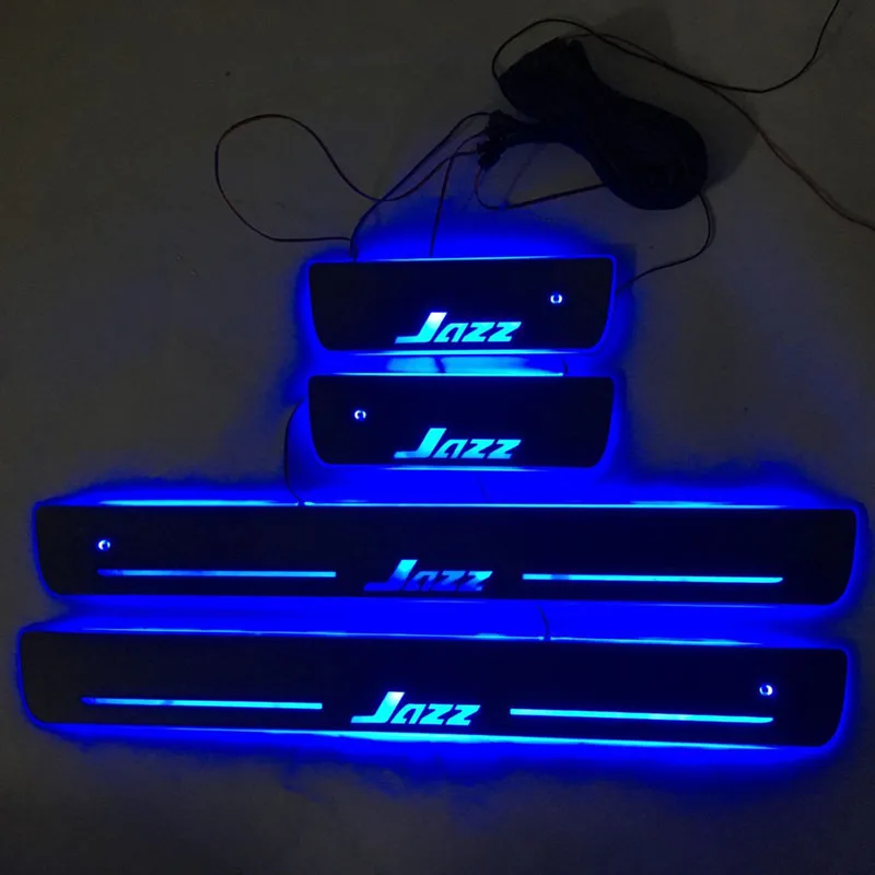 4 шт./компл./для джаз двери Динамический светодиодный светильник порог