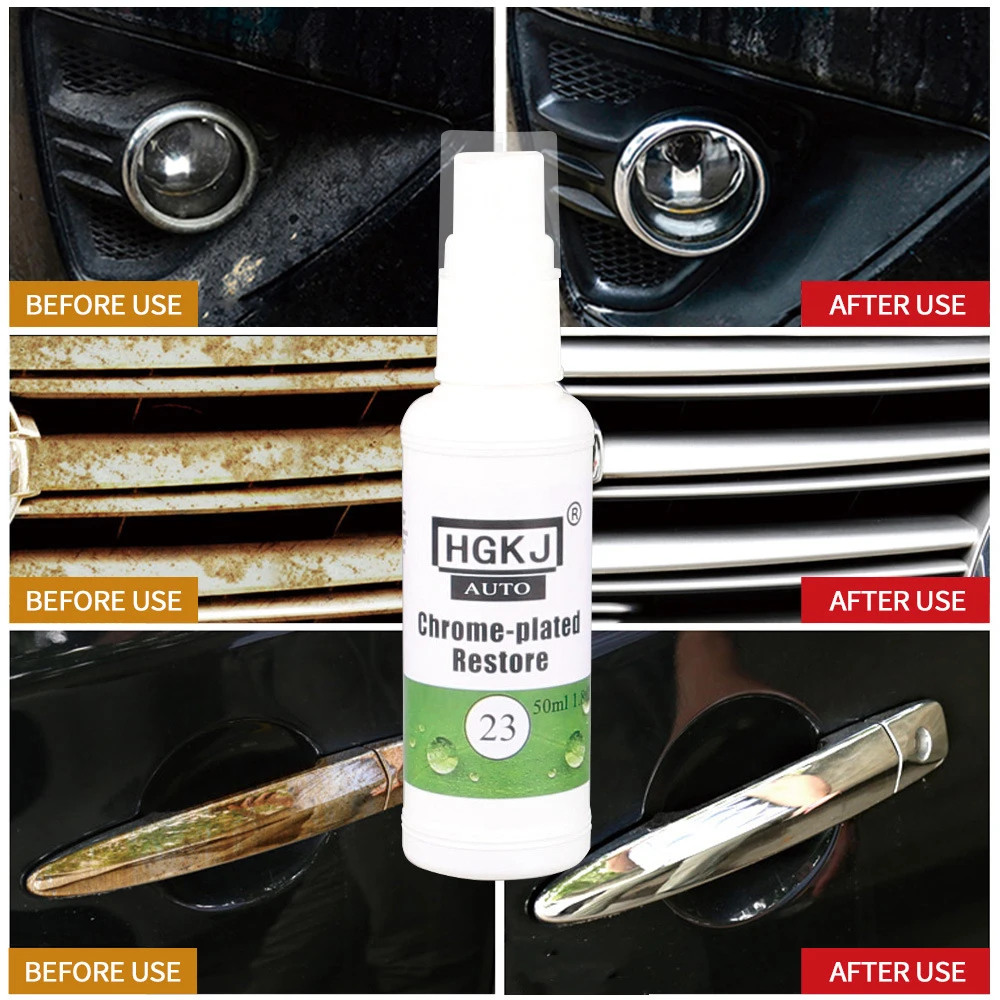 HGKJ 23 20ml Хромированная Пластина восстановитель логотипа автомобиля Удаление