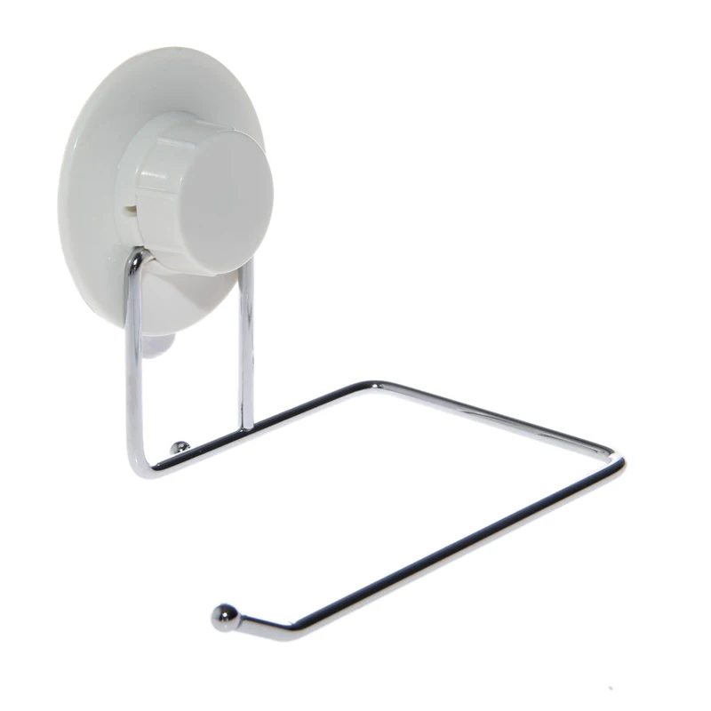 

Toilet Paper Holder Bathroom Suction Hanger Tissue Rack Kitchen Towel Hook