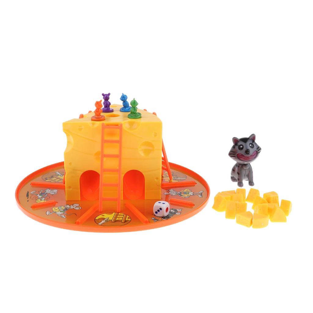 Классическая настольная игра с кошкой и мышью сыром 4 мыши развивающие
