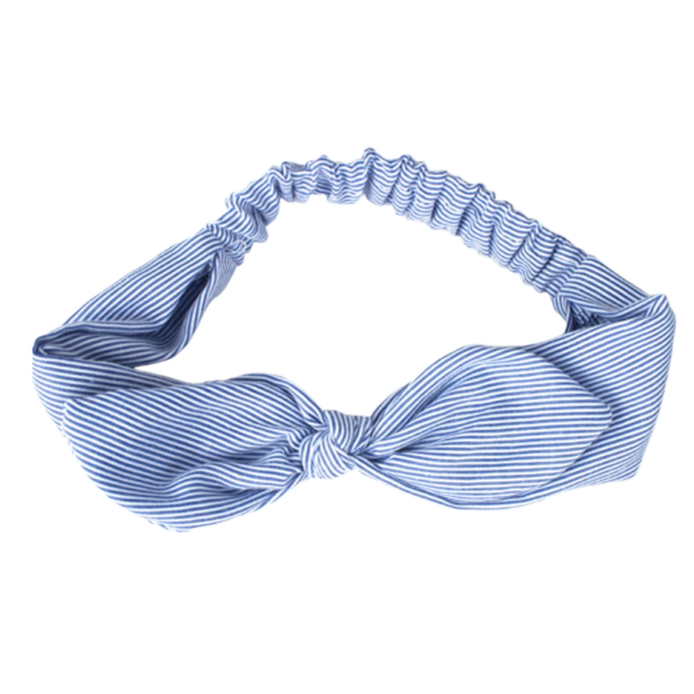 Женские повязки для волос винтажные темпераментные полосатые на голову с бантом