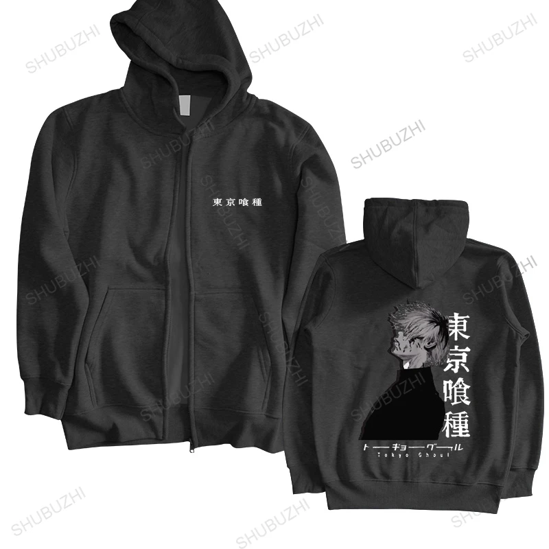 

Men streetwear sweatshirt hooded Harajuku Man Tokyo Ghoul Kaneki fashion cotton sweatshirts Tops Casual warm hoody bigger size