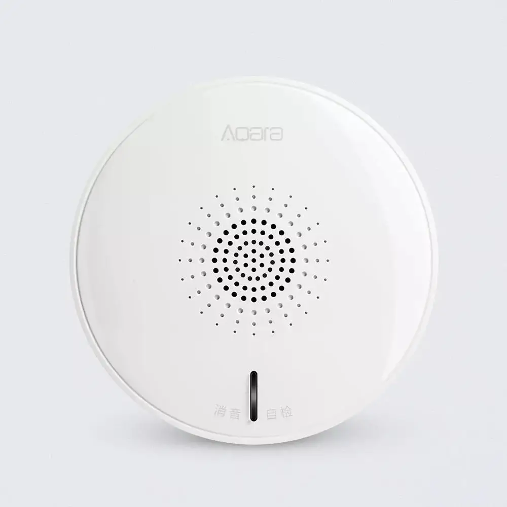 Aqara NB IoT датчик дыма приложение безопасности удаленный сигнал тревоги звук и