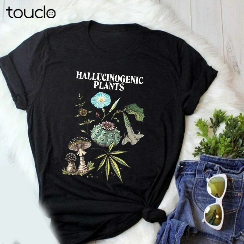 

Mushroom t Shirt Funny Birthday Cotton Tee Vintage Gift For Men Women