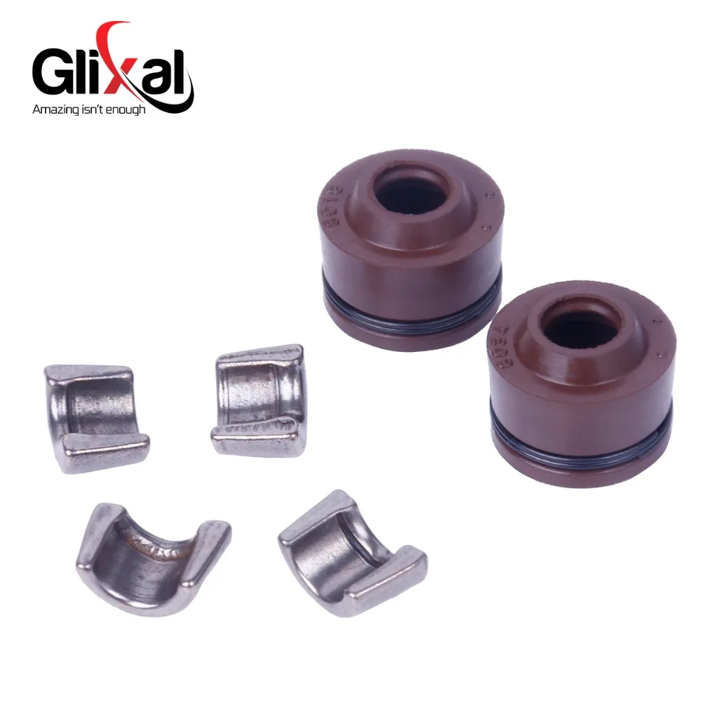 Glixal 152QMI 125cc GY6 комплект впускных и выпускных клапанов для двигателя с клапанным