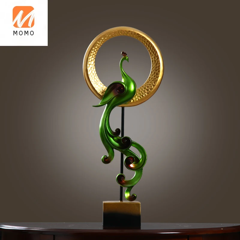 

Creative Decoration Home European-Style Craft Living Room TV Cabinet Decoration Lucky Wine Cabinet Decorations