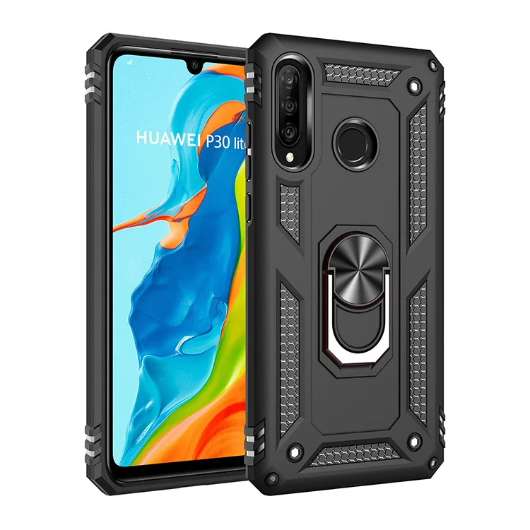 Чехол для Huawei P30 Lite армированный Прочный противоударный автомобильный держатель