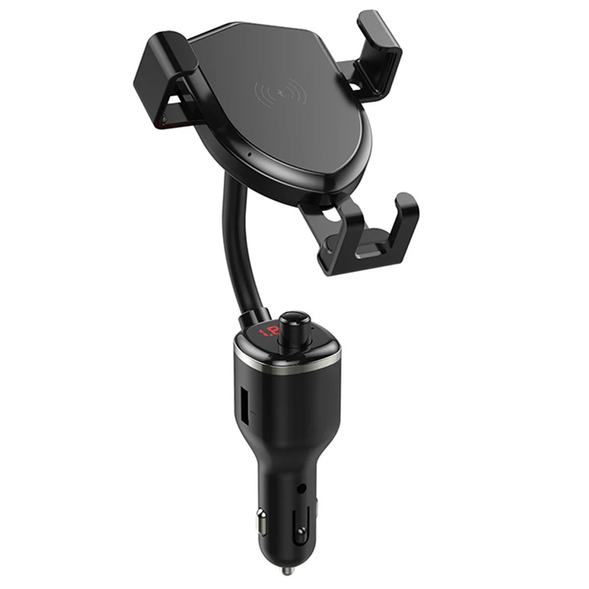 Автомобильное зарядное устройство с двумя USB портами комплект fm передатчика mp3