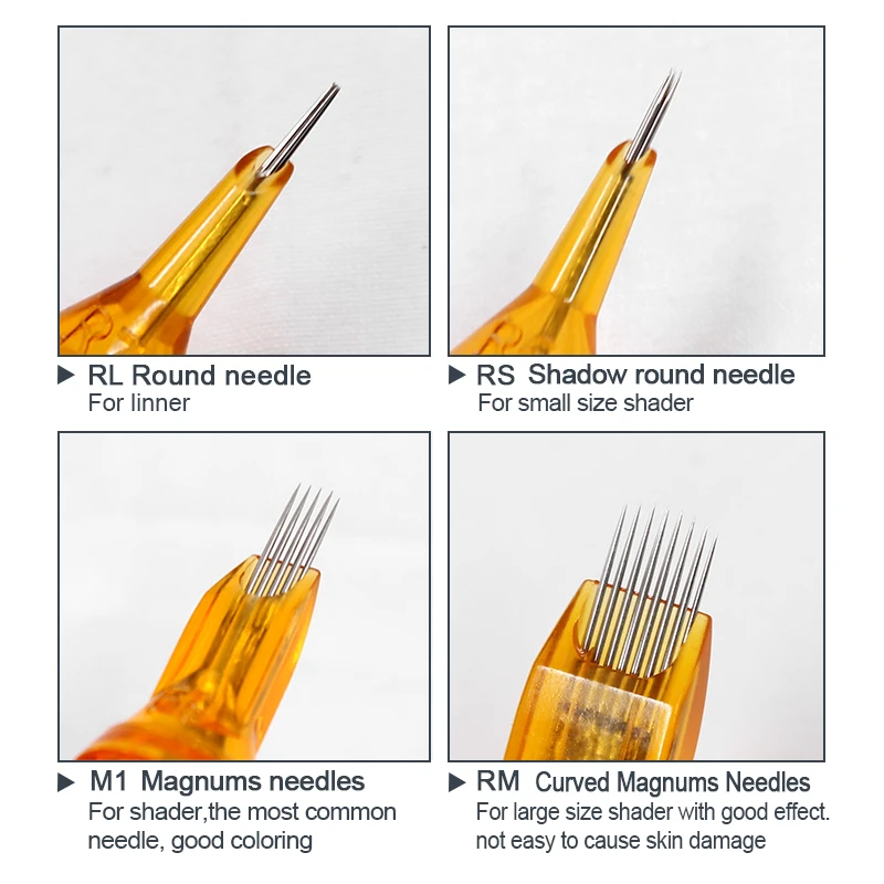 Картриджи для тату иглы RL RS M1 RM татуажные Иглы татуировки вкладышей и шейдеров