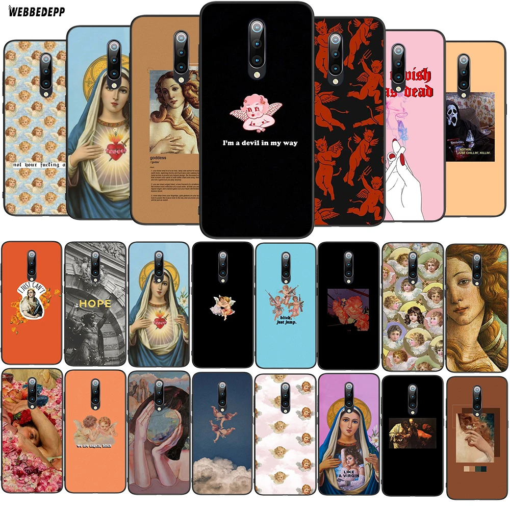 WEBBEDEPP Devil angel ТПУ силиконовый чехол для телефона Oneplus 5 5T 6T 7 7T Pro мягкий