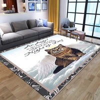 3d cute cat carpets for living room bedroom area rugs snow mountain printed carpet child room rug kids play floor mat home decor