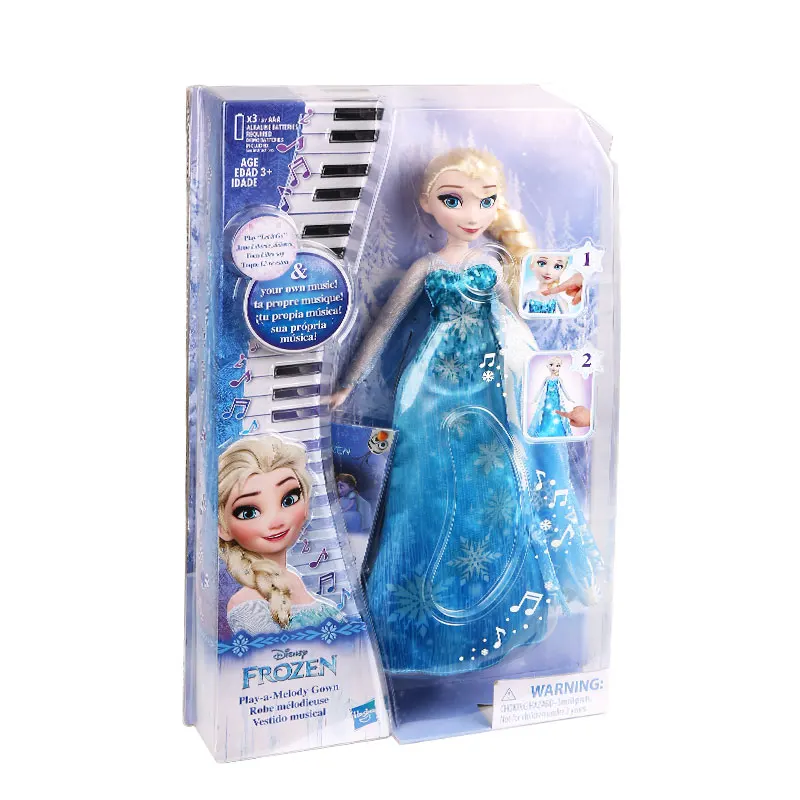 

30cm Hasbro Frozen II Elsa Castle gift girl toy Action PVC Collection Model Toy Anime Figure Toys For Kids