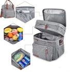 Многоразовая Изолированная Термосумка для ланча для мужчин и женщин, многофункциональный Прохладный Водонепроницаемый чехол для пикника с защитой от протечек