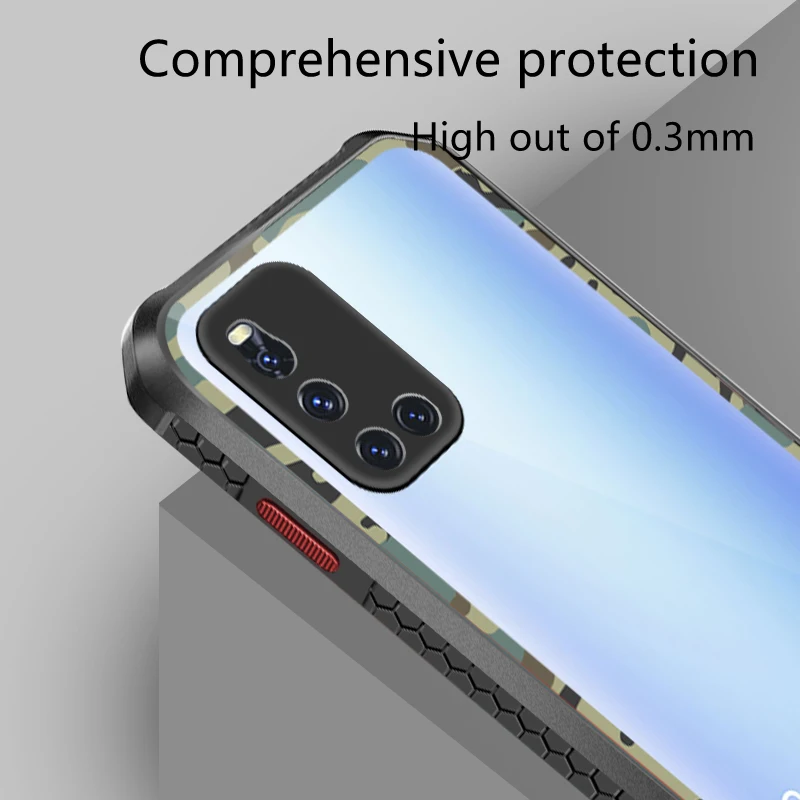 

Rzants For Vivo V19 Case Hard chafer Shockproof Slim Crystal Clear Cover funda Casing unicorn