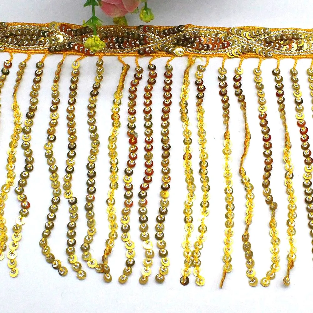 С блестками украшенные бахромой и кисточками Латинские танцы платье макраме