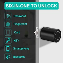 Tuya Keyless Fingerprint Door Lock Digital Password Lock IC Card Electronic Smart Lock Easy Installation For Home Office Hotel
