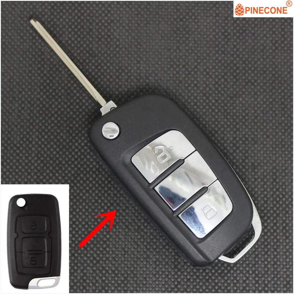 Шишка для Geely Emgrand 7 EC7 EC715 EC718 7-RV EC7-RV EC715-RV EC718-RV ключа автомобиля чехол 2 кнопки