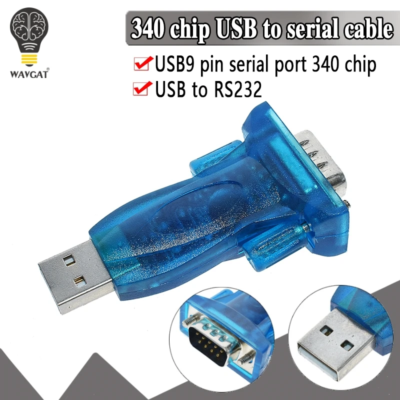 WAVGAT HL 340 HL340 Новый USB порт RS232 COM последовательный PDA 9 контактный адаптер DB9 для sup