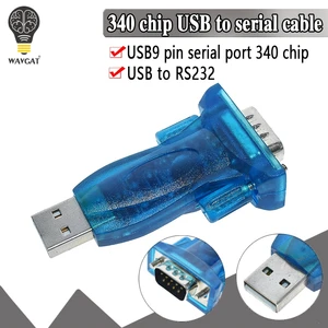WAVGAT HL-340 HL340 Новый USB к RS232 COM порт Последовательный PDA 9-контактный DB9 адаптер sup порт Windows7-64