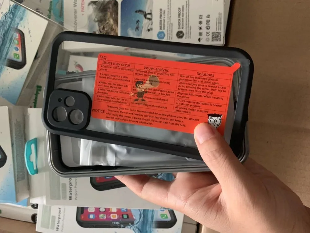 Водонепроницаемый чехол Redpepper IP69K для iphone 11/11 Pro/11 PRO Max XR XS MAX подводный 3 м водонепроницаемый противоударный жесткий чехол