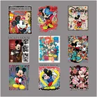 Нашивки для глажки с Диснеем Минни Микки Маусом, Лидер продаж, нашивка для одежды, Мультяшные нашивки сделай сам для шитья одежды, сумок, декоративная наклейка, подарки