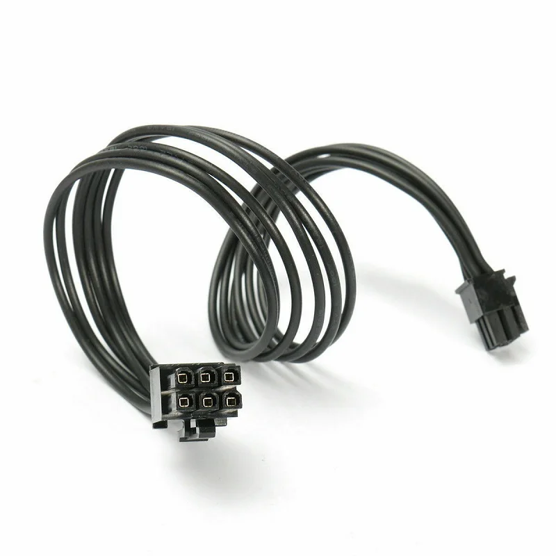30 см мини 6 Pin к PCI E 6PIN графической видеокарты Мощность кабельный разъем шнура для