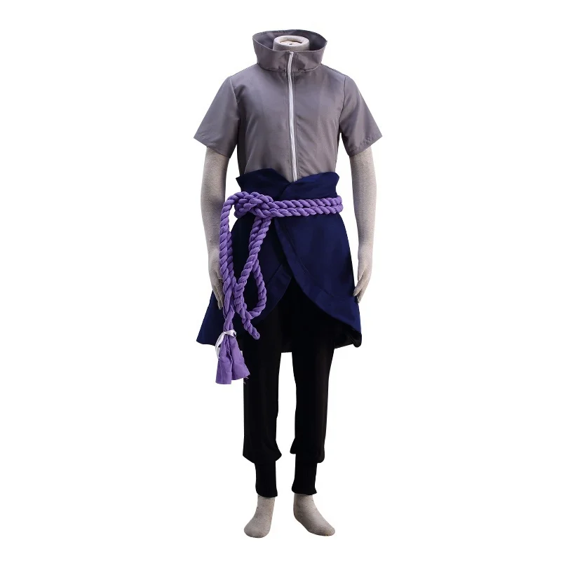 2020 Косплей костюмы Uchiha Sasuke аниме мультфильмы Униформа Шипуден Одежда Хэллоуин