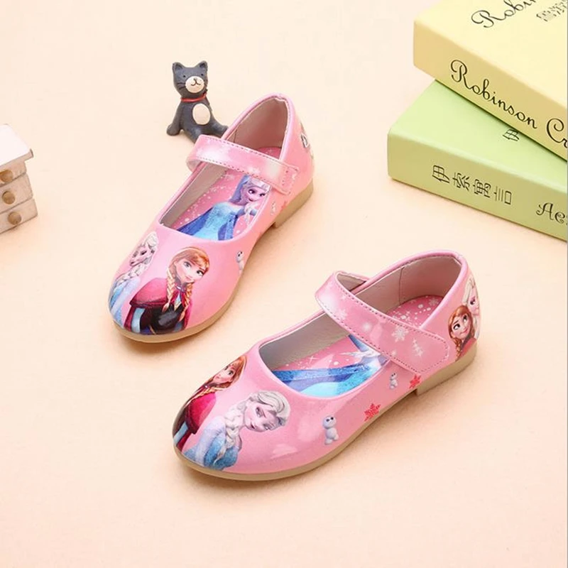 Детские Туфельки Эльзы для девочек повседневная детская обувь подарок на день