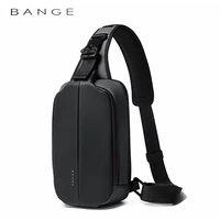 bange outdoor sport men sling bags crossbody pack for phone large capacity chest bag male waterproof single pouch for earphone
