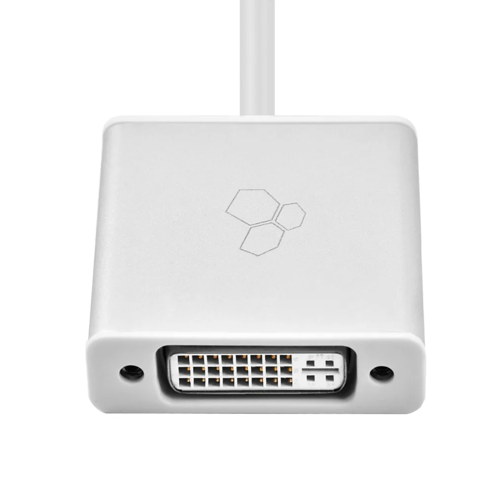 Мини DP к DVI адаптер конвертер Mini Displayport фотокабелю для apple macbook pro air HP Dell Asus AMD |