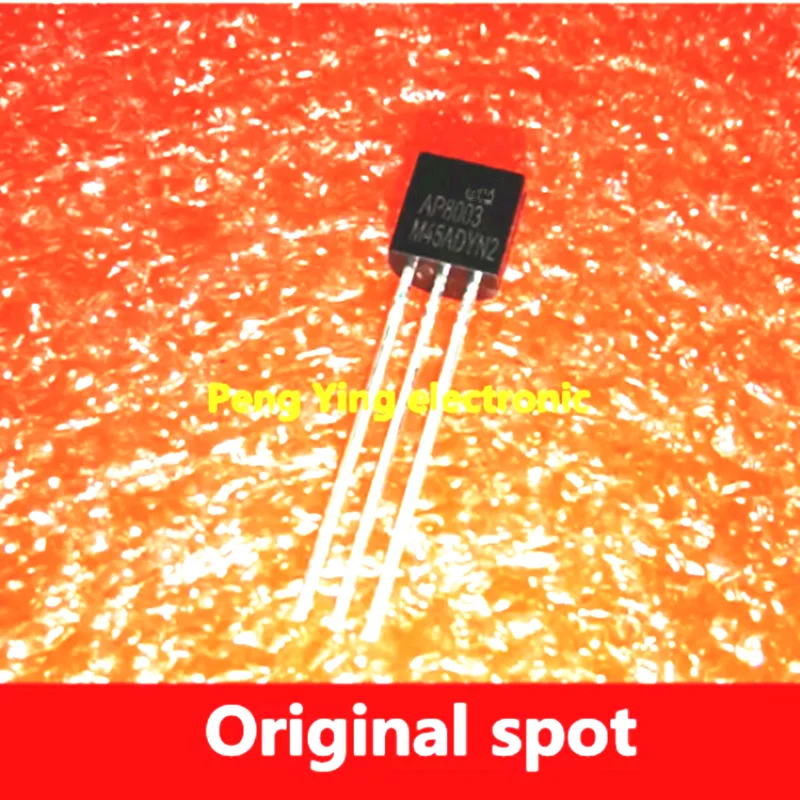 

50PCS AP8003 TO 92 fixed 5V output non-isolated AC/DC conversion chip AP8003ZAC direct plug triode