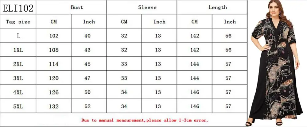 

Plus Size Women Printed Long Dress Abaya V-neck Casual Loose Bohemian Short Sleeve Summer Jilbab Maxi Robe Arab Islamic Clothing