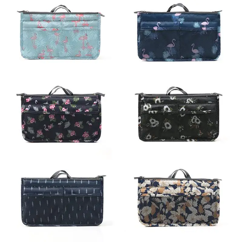 

Женская сумка-тоут для косметики на двойной молнии, сумочка для Хранения Туалетных принадлежностей, большой нейлоновый дорожный набор, орг...