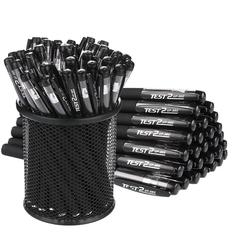 Черные гелевые ручки 5 шт. школьная ручка для учеников канцелярские