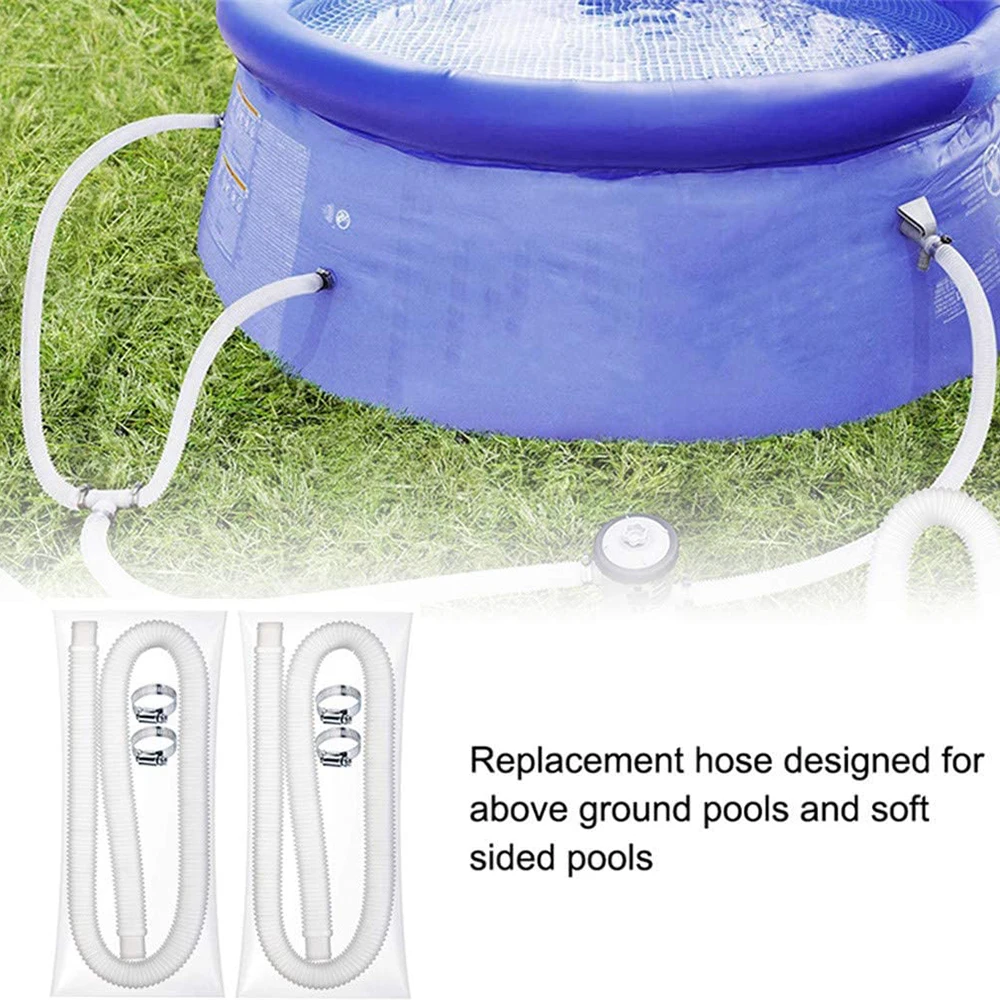 

Универсальный фильтр насос шланг водопровод дома 144 см двойная трубка одна трубка 2 металлическая пряжка автомобильные инструменты для шай...