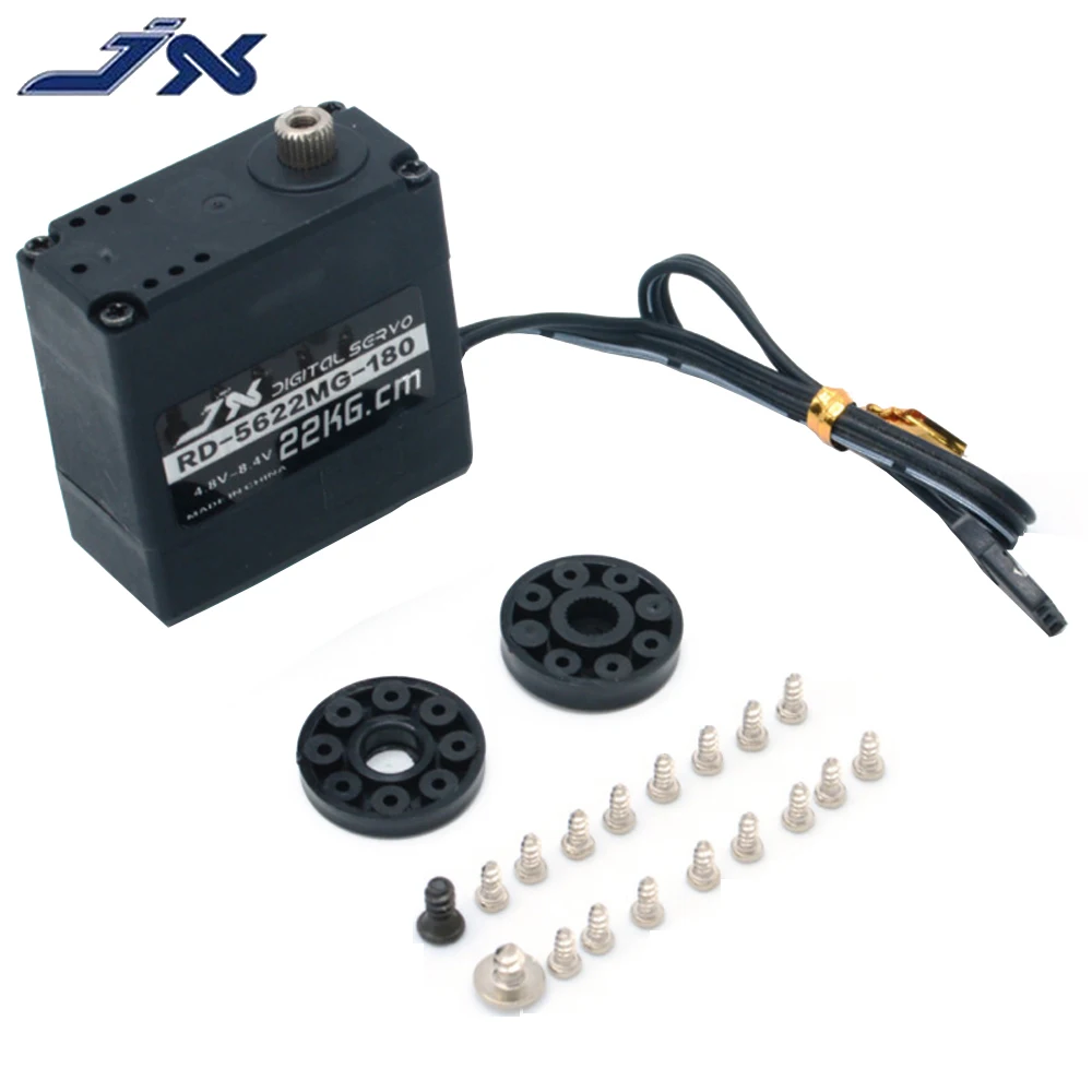 Двухосевой сервопривод JX, RD-5622MG, 4,8-7,4 В, высокоточный цифровой сервопривод, совместим с JR, для радиоуправляемого автомобиля, грузовика