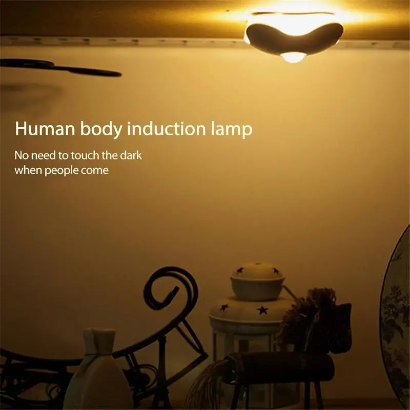 1 шт. четырехлистный клевер Ночной светильник светодиодный настенный с USB