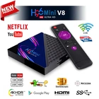 2021 H96 мини V8 Смарт Android TV Box Android 10,0 1 г2G8G16G 4K 2,4G WI-FI Google Player Декодер каналов кабельного телевидения компьютерной приставки к телевизору Поддержка для IP TV
