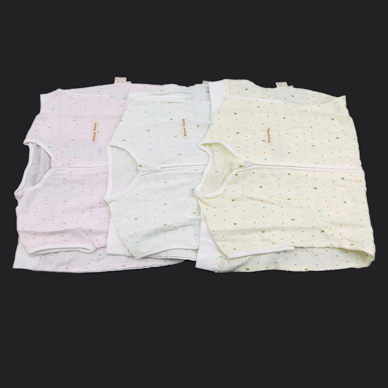 

Детский спальный мешок унисекс из бамбукового волокна с короткими рукавами в горошек для новорожденных, детские постельные принадлежности