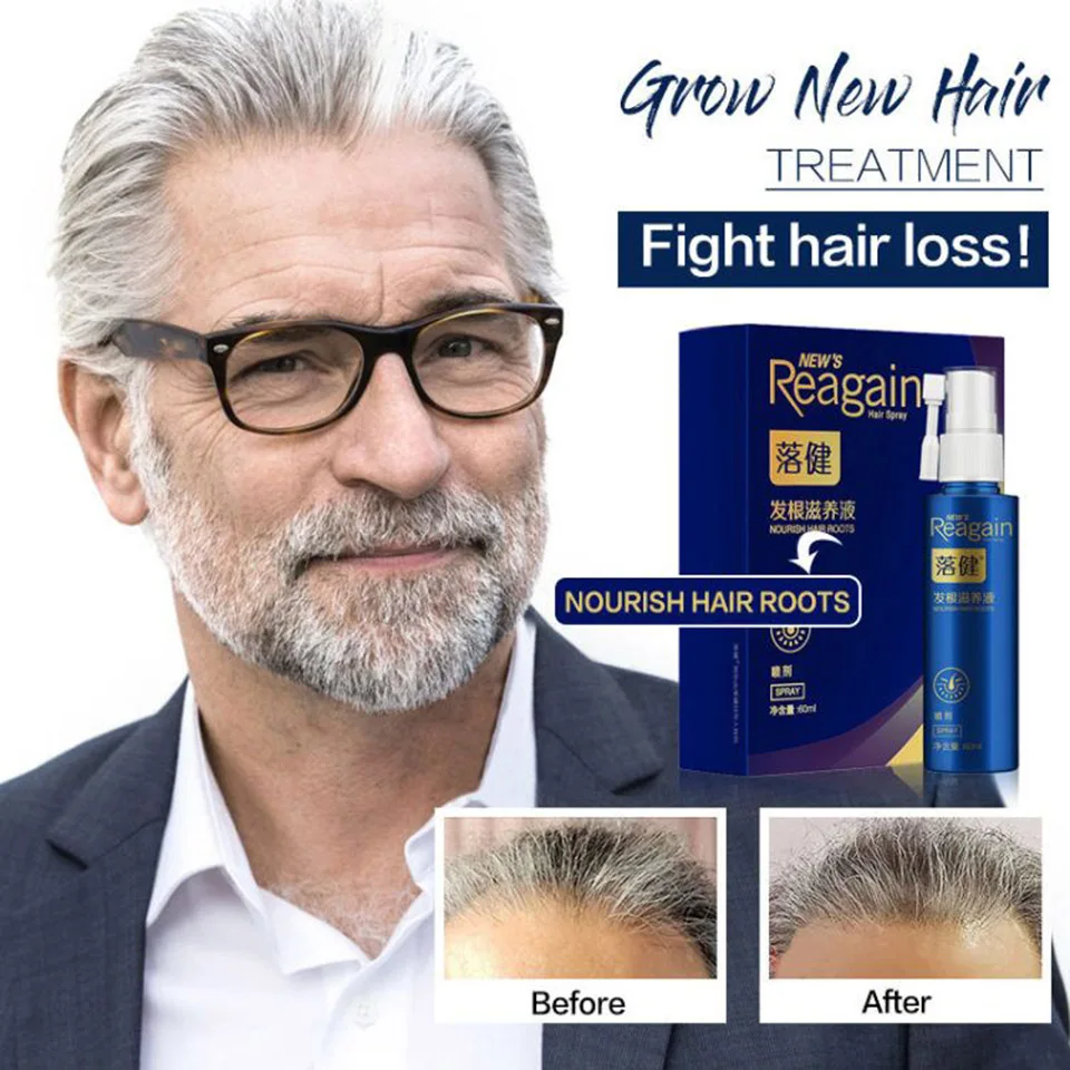Hair Growth Serum Anti Hair Loss Treatment Essence for Hair Growth Essential Oils Dense Hair Thickner Hair Care Prevent Baldness