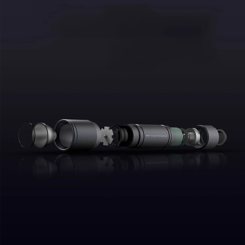 

Youpin BEEBEST Flashlight 130m Portable Adjustable Brightness 3Gears Mode SOS Flash-light Multi-Scenario Mini Electric Torch